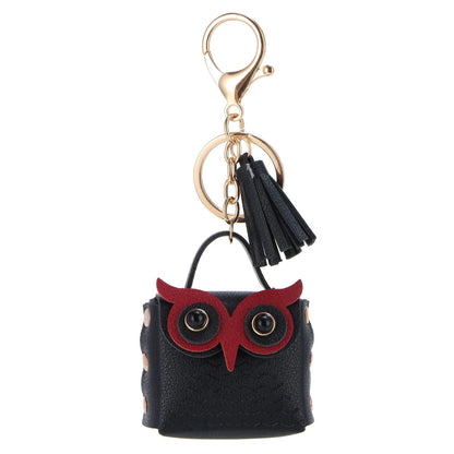 MultiPurpose Mini Owl-shaped Coin Purse Bags Fashionable Backpack Decoration Keychain Earphone Bag for Women Girls Small Pouch