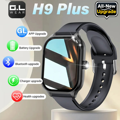 LAXASFIT 2025 New Smart Watch Bluetooth Talk Full Touch Screen Heart Rate Monitor Sports Fitness Smart Watch Men Women Gift
