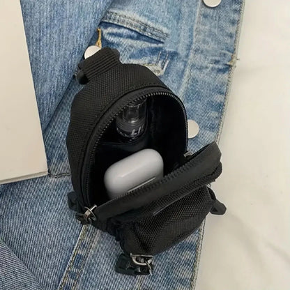 Fashionable Korean-style outdoor coin purse, exquisite ladies' single-shoulder bag, travel headphones, storage coin purse, 1 set