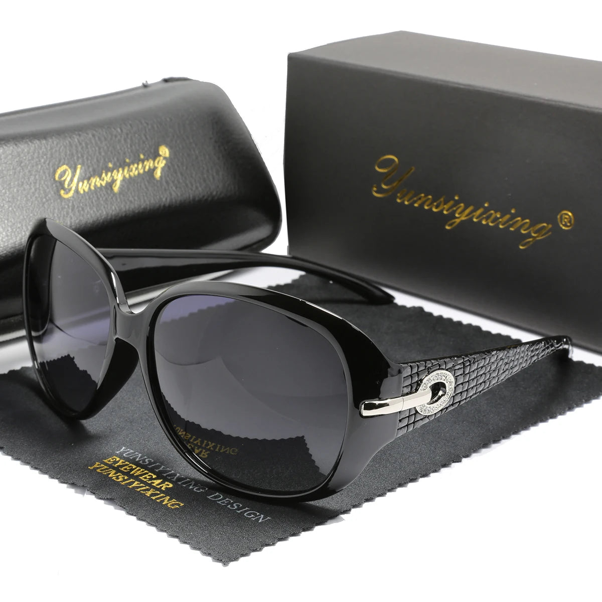 YSYX Polarized Women's Sunglasses Brand Designer Sun Glasses Fashion Classic Big Frame Glass Female Vintage Oculos De Sol ST2012