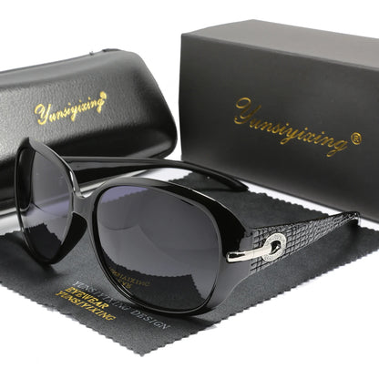 YSYX Polarized Women's Sunglasses Brand Designer Sun Glasses Fashion Classic Big Frame Glass Female Vintage Oculos De Sol ST2012