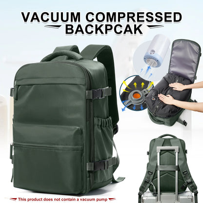 Ryanair Backpack Travel Cabin Airplane 40x20x25, Air Vacuum compression Backpack, Women Men Backpack Business Laptop Bag Handbag